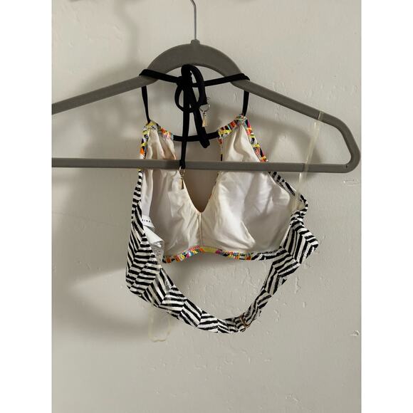 Trina Turk Bikini Top 2 Brasilia High Neck Halter Neckline Swimwear - Picture 6 of 12